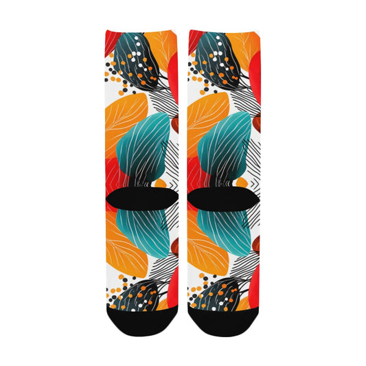Geometric Pattern Socks for Men Women's Custom Socks