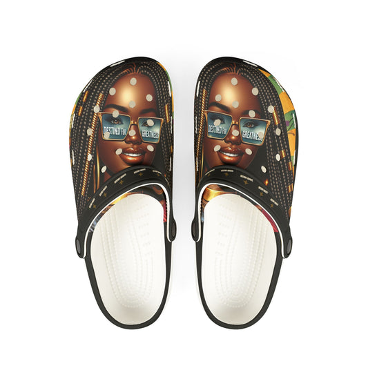 Destined For Greatness EVA Foam Rubber Shoes (AOP) #1U