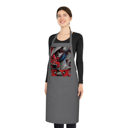 Still Black Cotton Apron #SB9