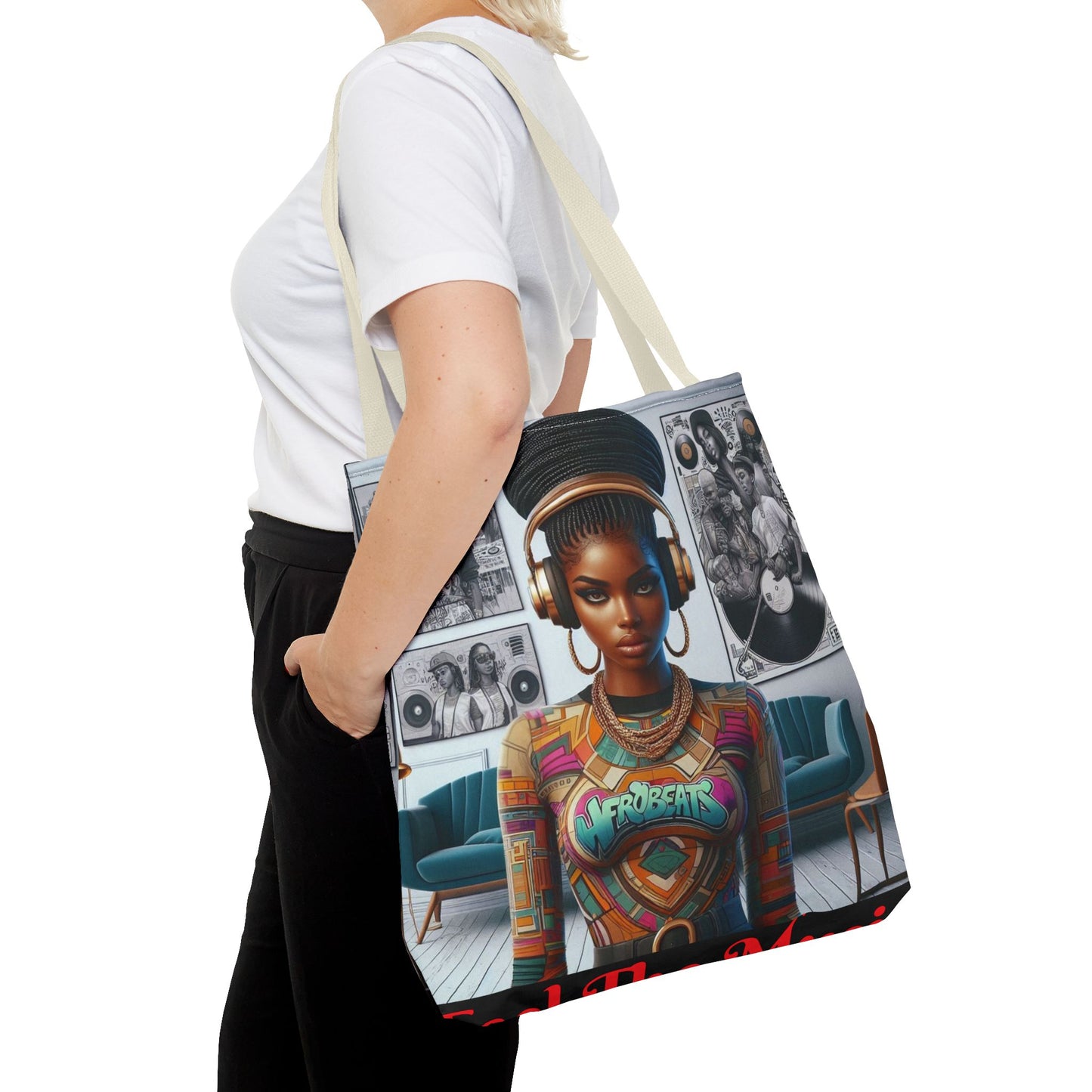 Feel The Music Tote Bag (AOP) #FM13