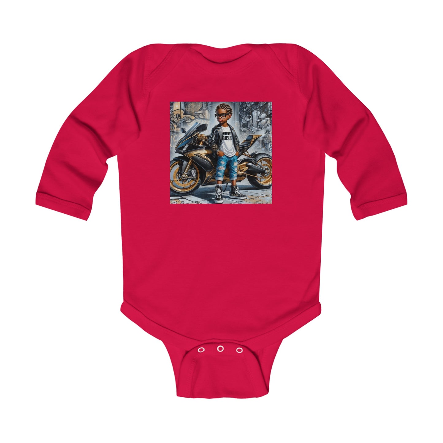 Future Boss Infant Long Sleeve Bodysuit #27IU