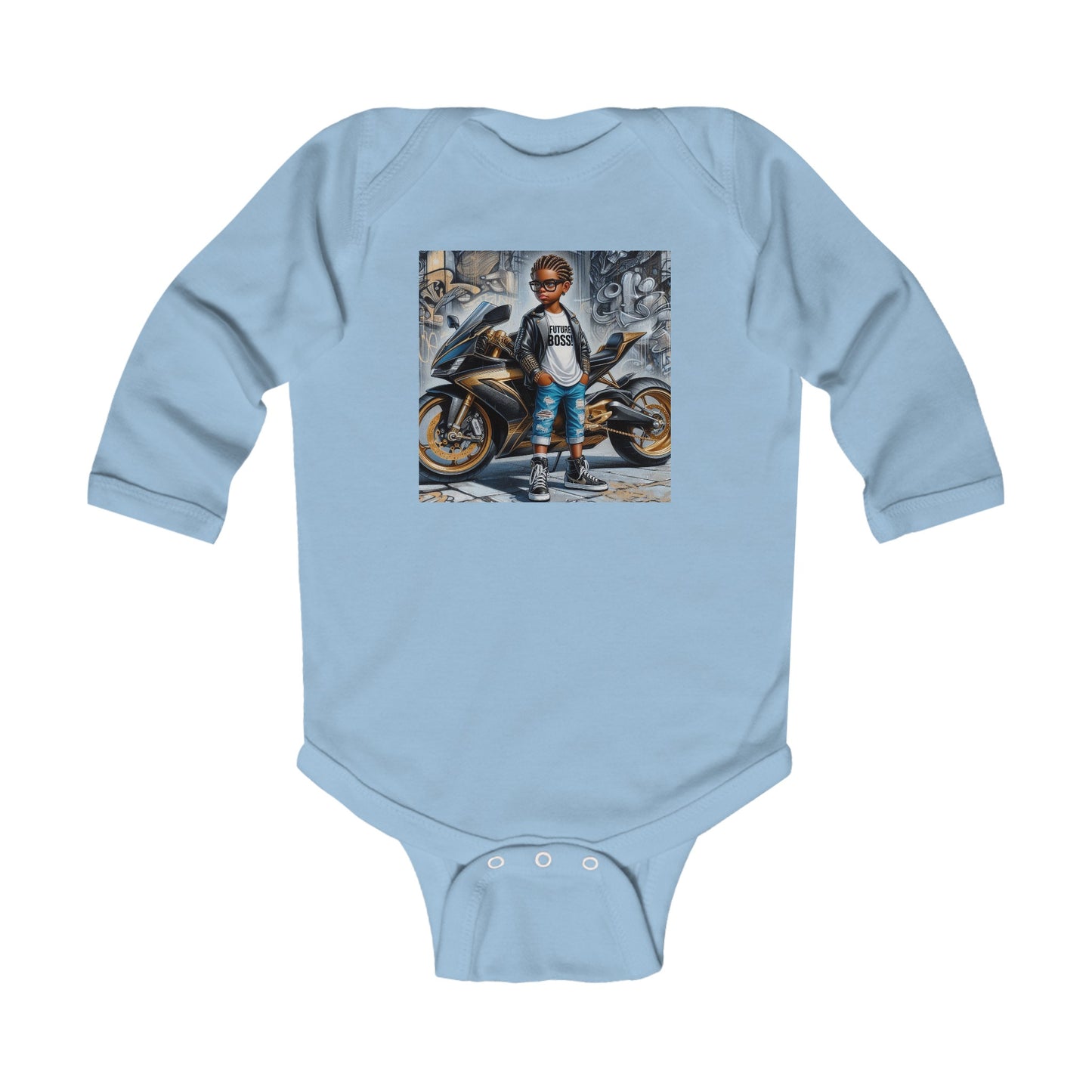 Future Boss Infant Long Sleeve Bodysuit #27IU
