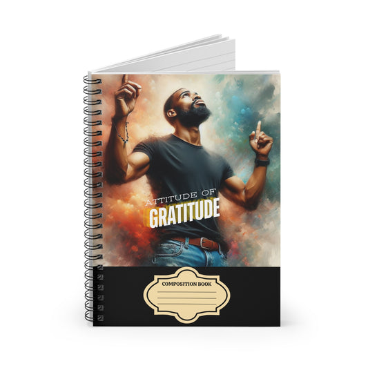 Back to School Gratitude Affirmations Spiral Notebook - Ruled Line #69