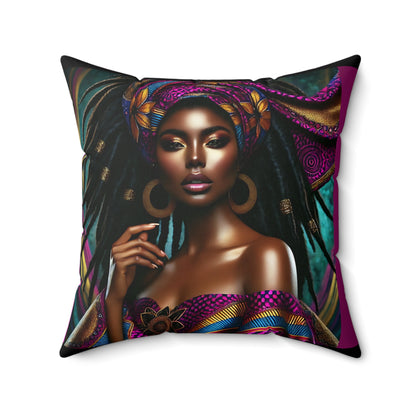 Divinity Luxury Spun Polyester Square Pillow #DL1