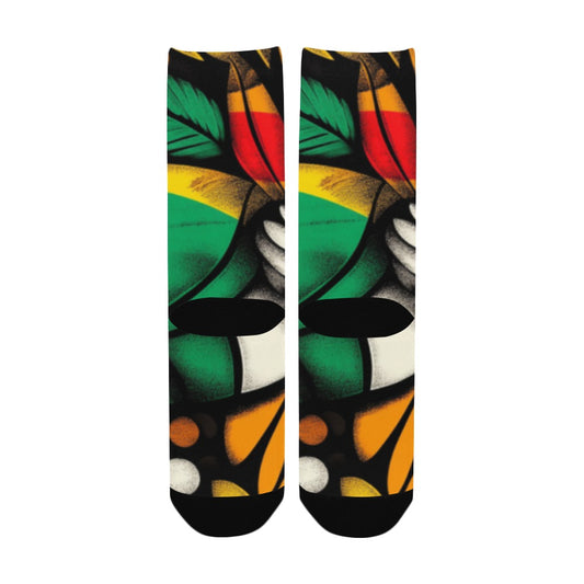 Floral Pattern Men's Socks Women's Custom Socks