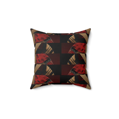 Dual Faced Spun Polyester Square Pillow #DF1