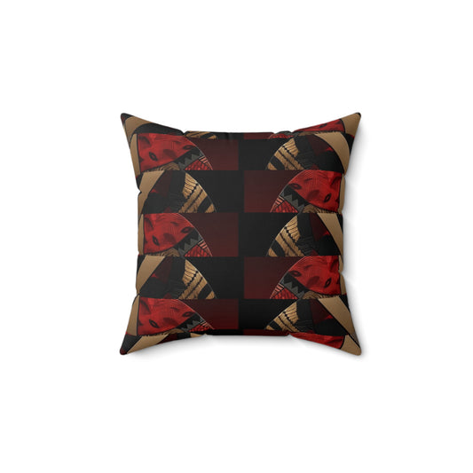 Dual Faced Spun Polyester Square Pillow #DF1