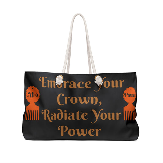 Afro Power Weekender Bag #AP11/AP12