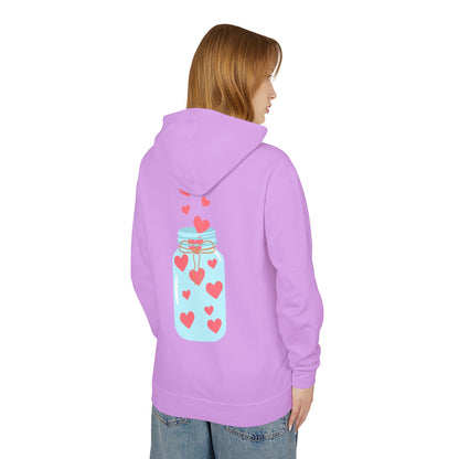 Affirmations Unisex Lightweight Hooded Sweatshirt #AU5