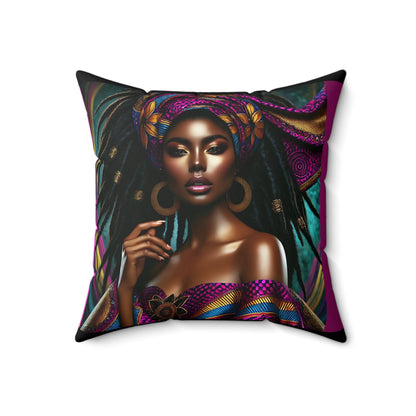 Divinity Luxury Spun Polyester Square Pillow #DL1