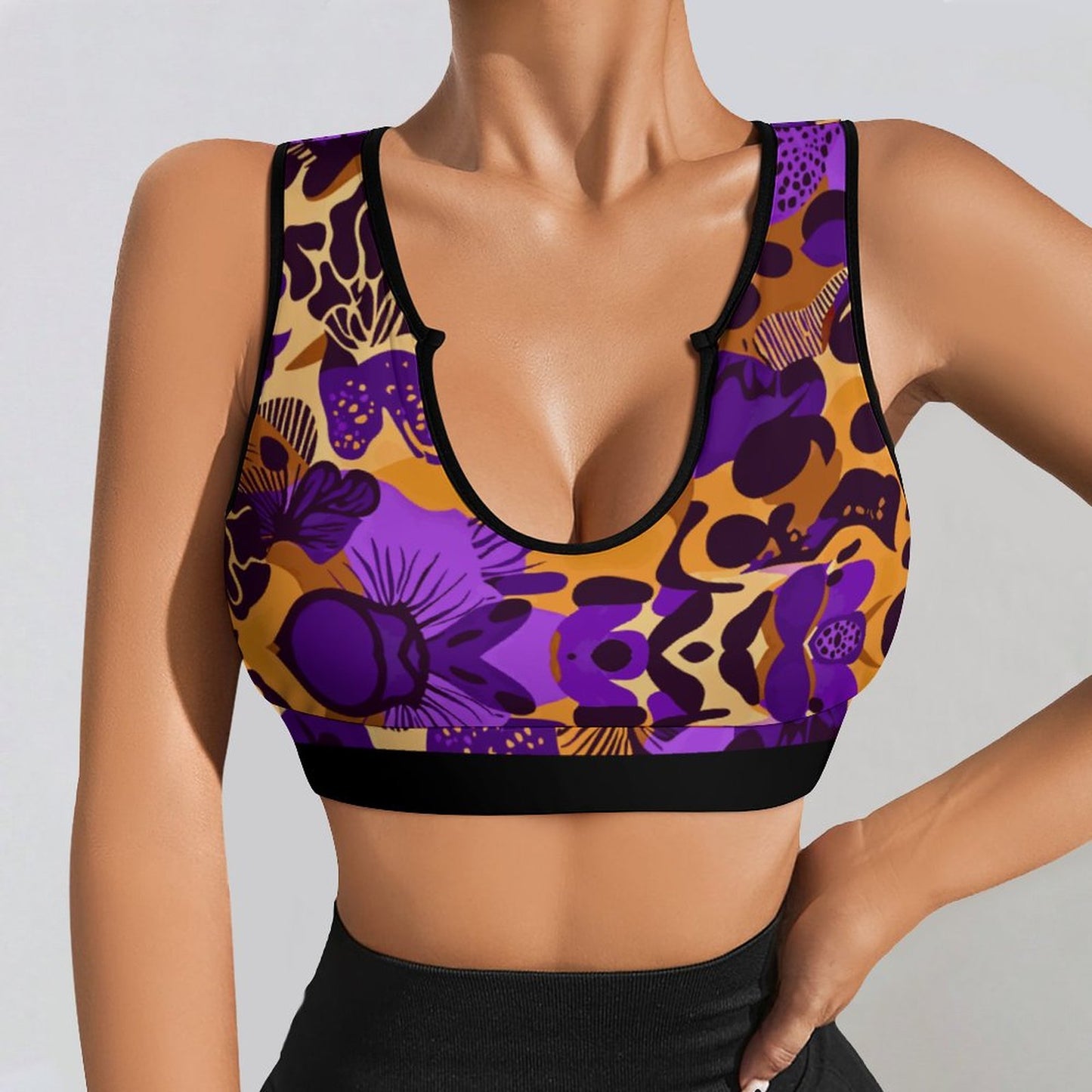 Custom Printed Yoga Tank Tops YJ053 (All-Over Printing)