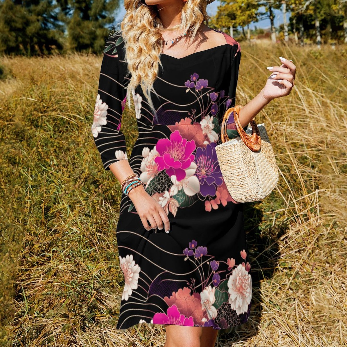 Flare dress Women's Sweetheart Dress