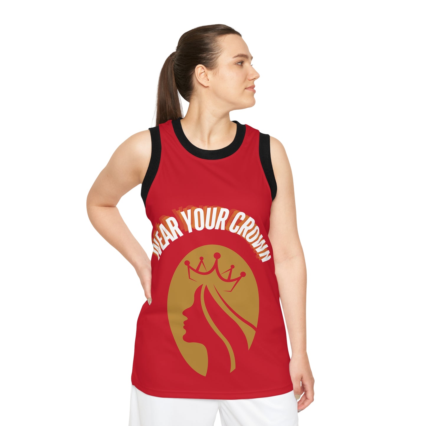 Wear Your Crown Unisex Basketball Jersey (AOP) #23