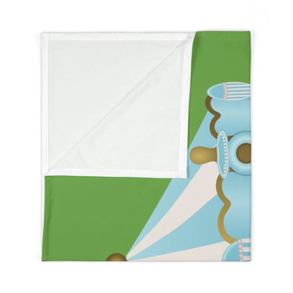 Merry Go Around Baby Swaddle Blanket #MGA1