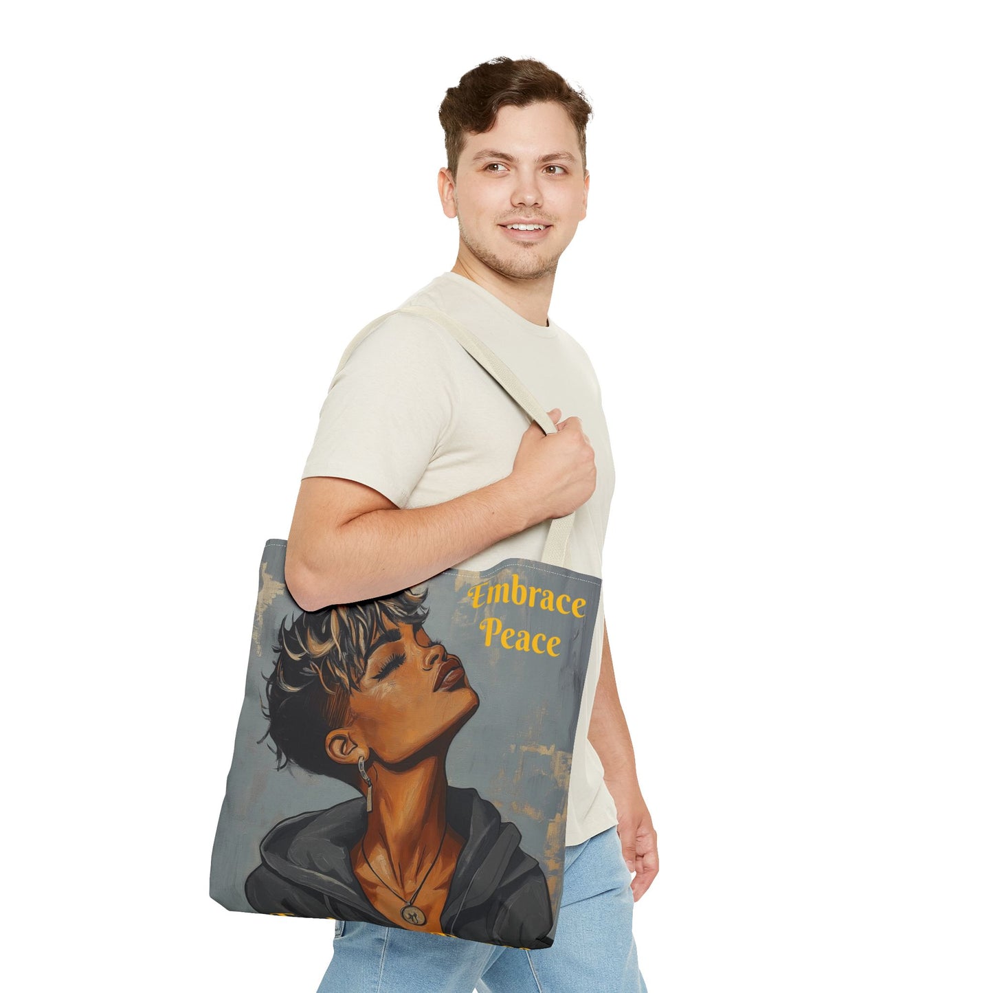 Embrace Peace Tote Bag (AOP) #T7