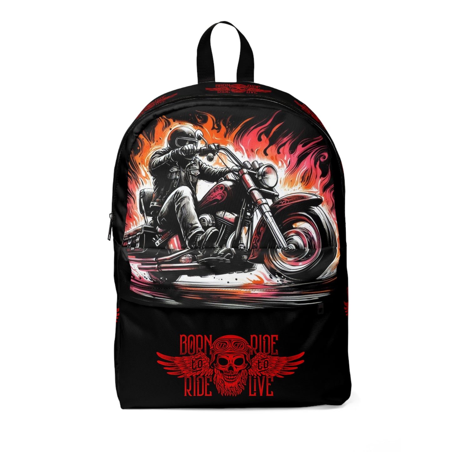 Born To Ride Unisex Classic Backpack #13M
