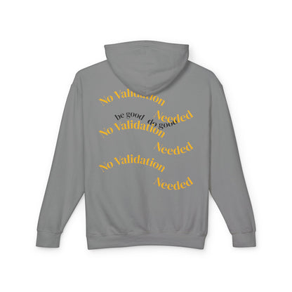 Empowering Affirmations Lightweight Hoodie, Inspirational Sweatshirt, Self Love
