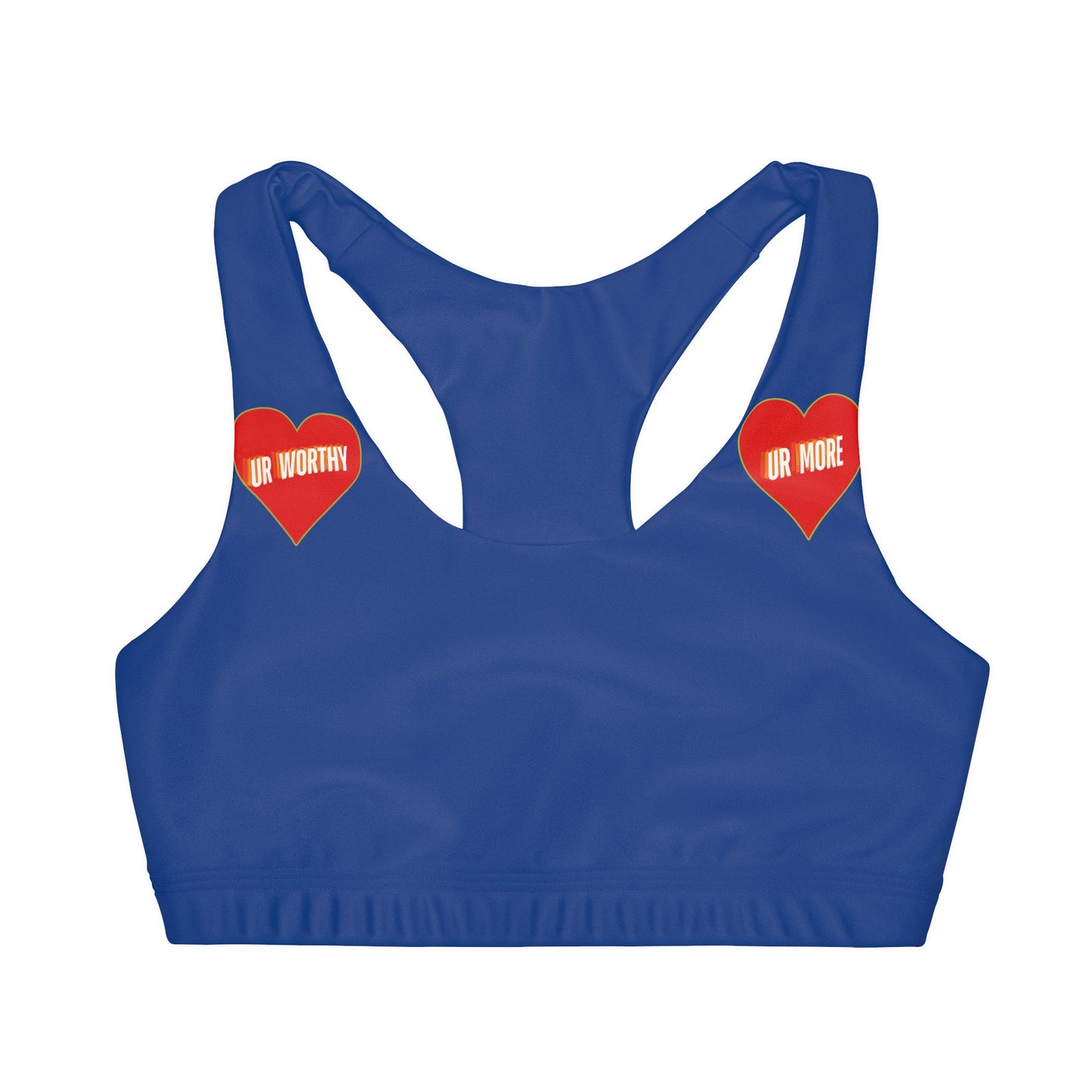 UR Worthy-UR More Girls' Double Lined Seamless Sports Bra (AOP) #15