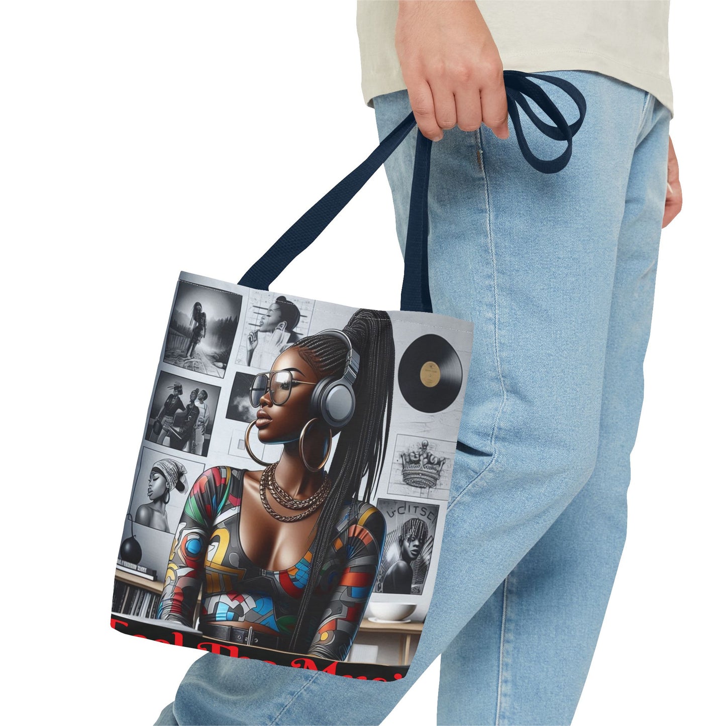 Feel The Music Tote Bag (AOP) #FM9