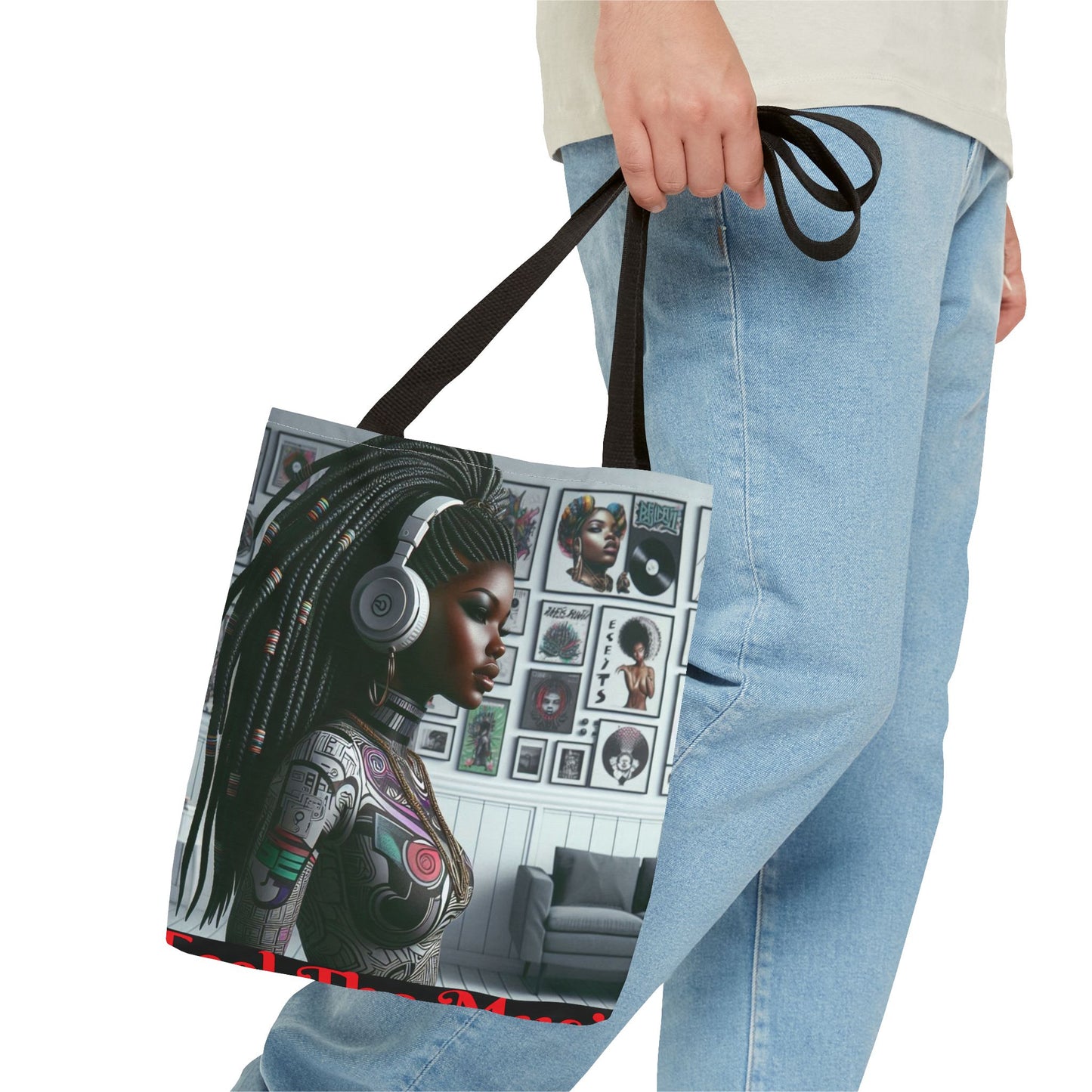 Feel The Music Tote Bag (AOP) #FM5