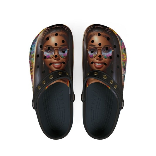Future Boss EVA Foam Rubber Shoes (AOP) #43U