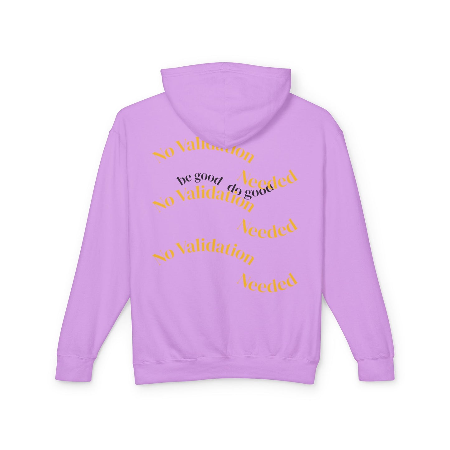 Empowering Affirmations Lightweight Hoodie, Inspirational Sweatshirt, Self Love