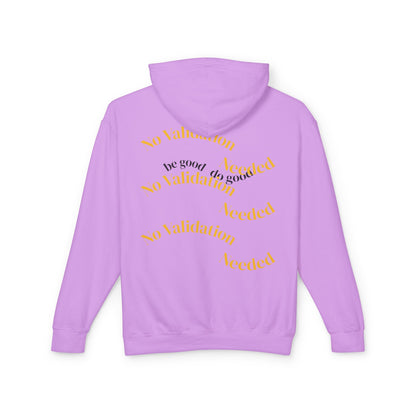 Empowering Affirmations Lightweight Hoodie, Inspirational Sweatshirt, Self Love