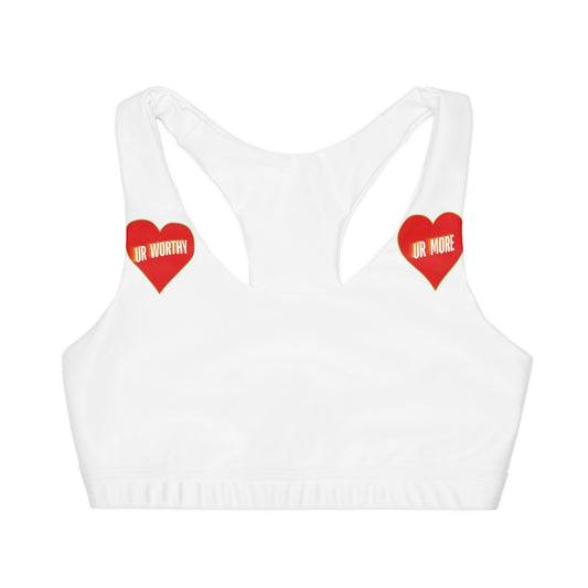 UR Worthy-UR More Girls' Double Lined Seamless Sports Bra (AOP) #15