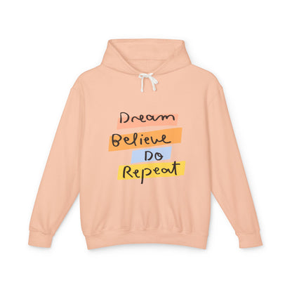 Affirmations Unisex Lightweight Hooded Sweatshirt #AU2
