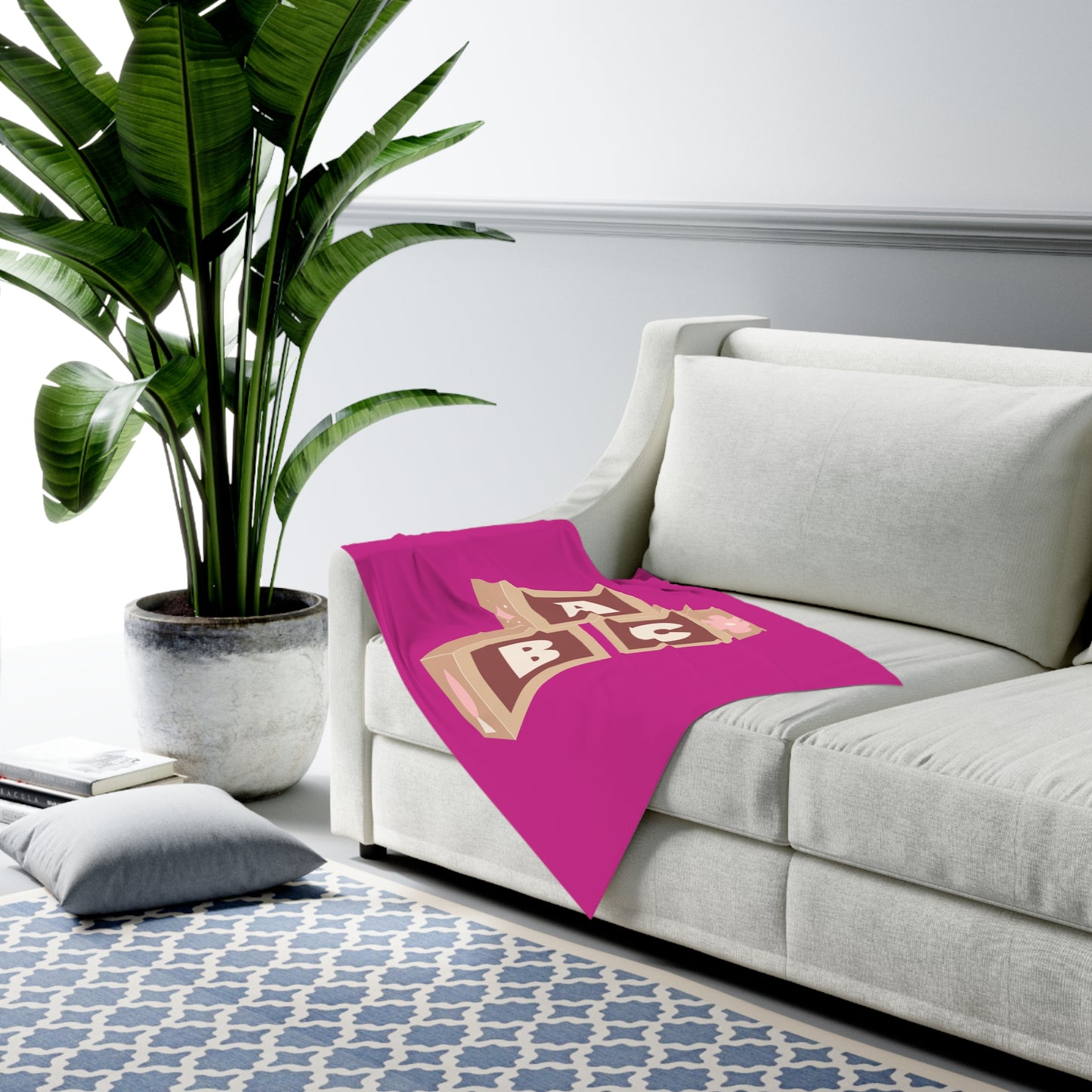 ABC Baby Swaddle Blanket #ABC1