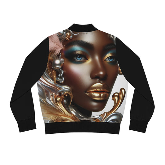 Ethereal Women's Bomber Jacket (AOP) #EC2