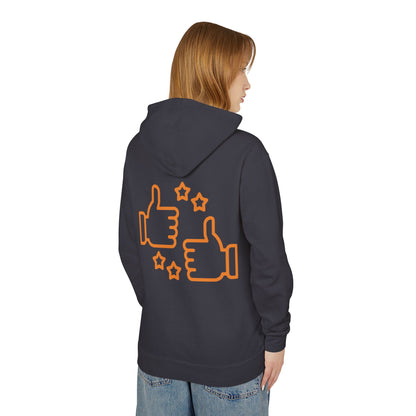 Affirmations Unisex Lightweight Hooded Sweatshirt #AU4