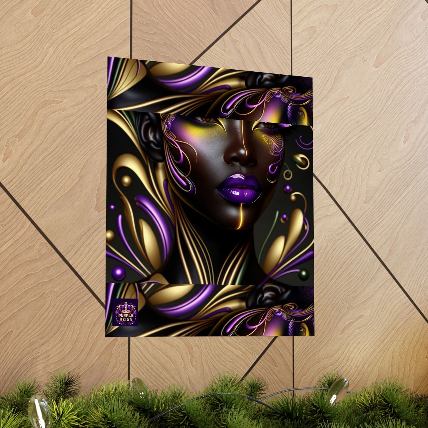 Purrple Reign Matte Vertical Posters #PR7