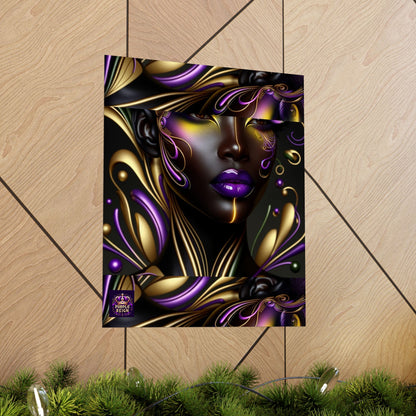 Purrple Reign Matte Vertical Posters #PR7