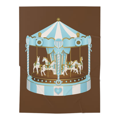 Merry Go Around Baby Swaddle Blanket #MGA1