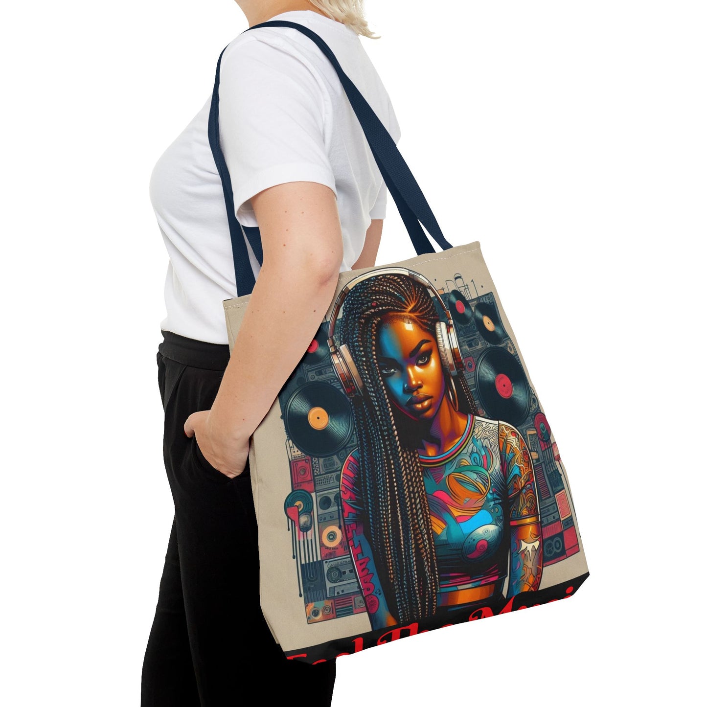 Feel The Music Tote Bag (AOP) #FM2