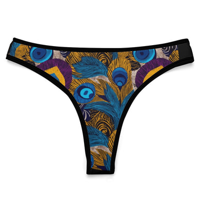 Ice Silk Women Underwear Thongs NZ207 (All-Over Printing)