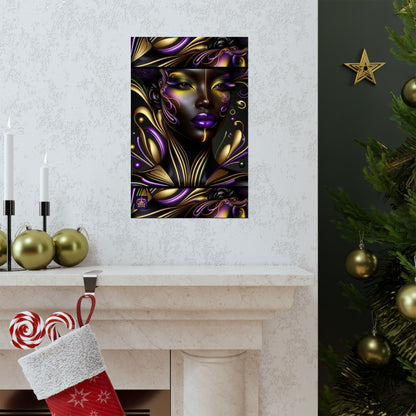 Purrple Reign Matte Vertical Posters #PR7