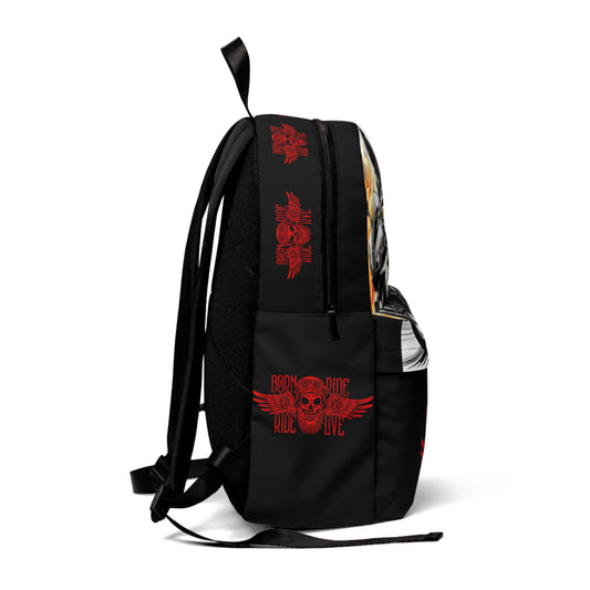 Born To Ride Unisex Classic Backpack #13M