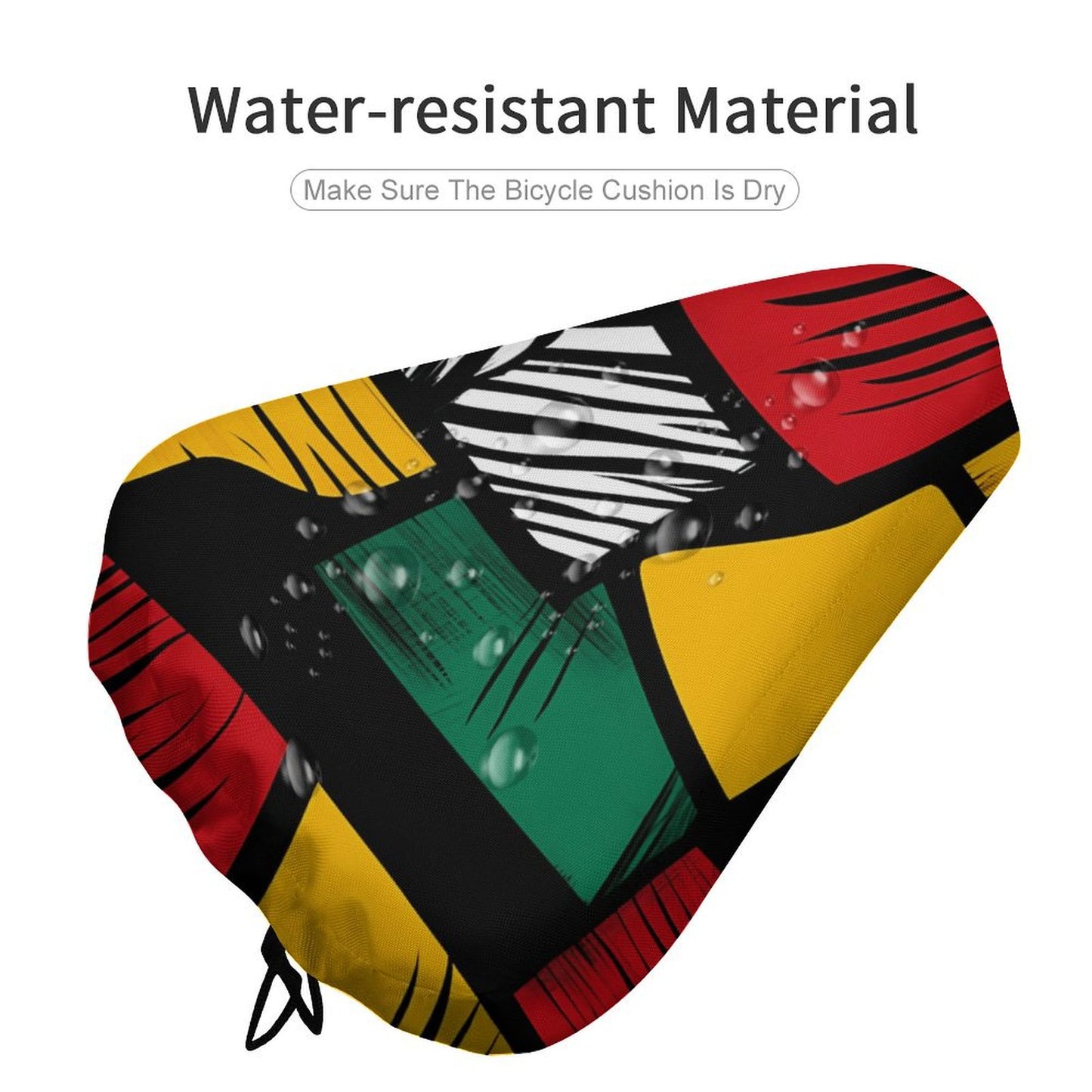 Geometric Pattern Bike Seat Cover Bike Seat Cover