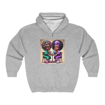 Monday Vibes Unisex Heavy Blend™ Full Zip Hooded Sweatshirt #MV2