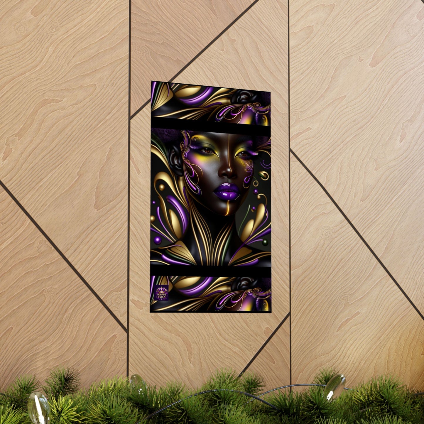 Purrple Reign Matte Vertical Posters #PR7