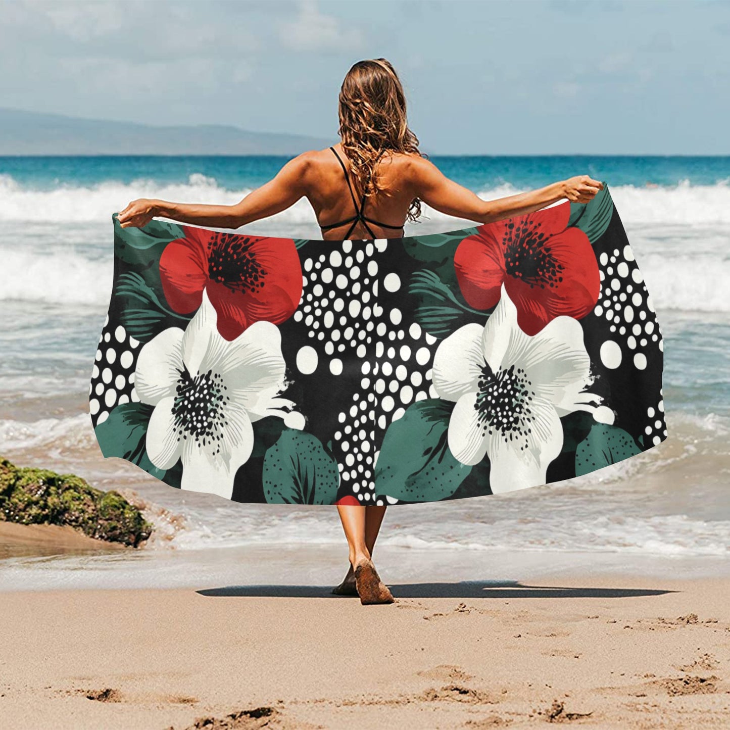 Beach Towel Suede  31.5"x 71"