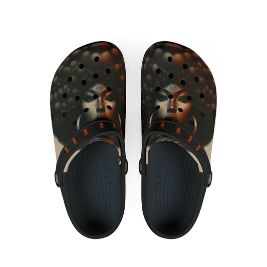 Afro Power EVA Foam Rubber Shoes (AOP) #AP5