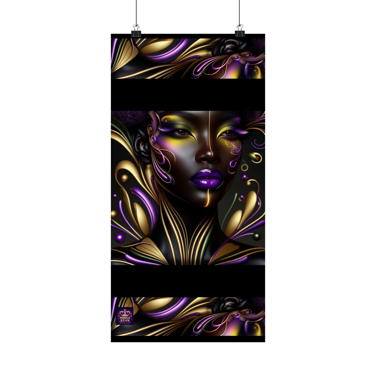 Purrple Reign Matte Vertical Posters #PR7