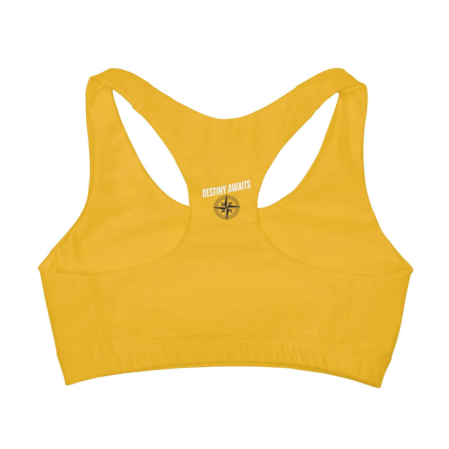 Destined For Greatness Girls' Double Lined Seamless Sports Bra (AOP) #1