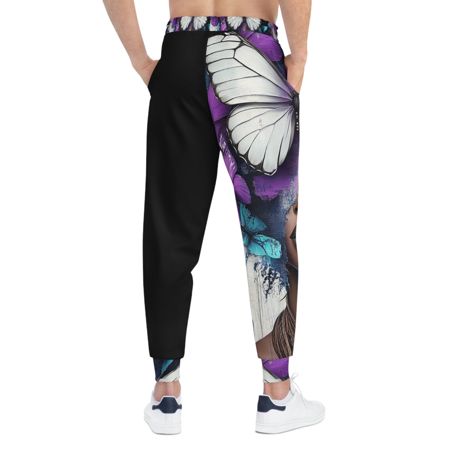 Butterfly Beauty Athletic Joggers Unisex Workout Pants Gym Sweatpants, Active
