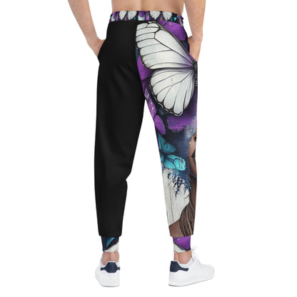 Butterfly Beauty Athletic Joggers Unisex Workout Pants Gym Sweatpants, Active