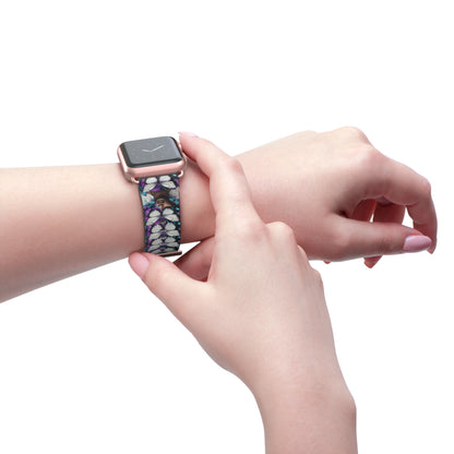Colorful Butterfly Beauty Watch Band, Adjustable Smartwatch Strap, Floral Pattern, Unique Gift, Spring Fashion Must-Have #BB1