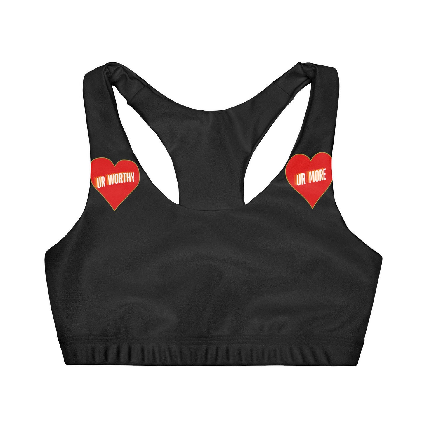 UR Worthy-UR More Girls' Double Lined Seamless Sports Bra (AOP) #15